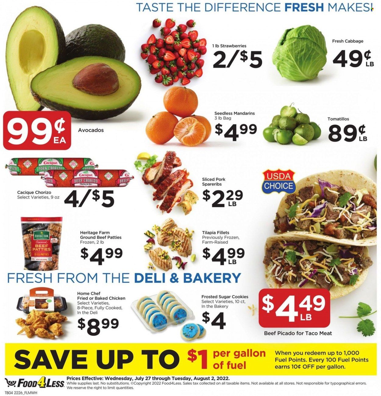 Food 4 Less (IL) Weekly Ad Flyer July 26 to August 2