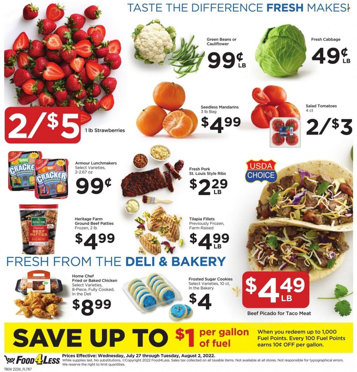 Food 4 Less (IN) Weekly Ad Flyer July 26 to August 2
