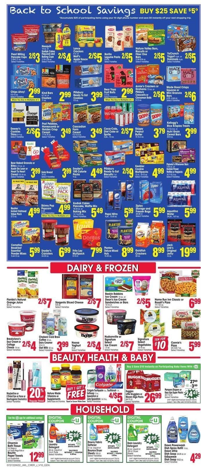 Jewel Osco (IN) Weekly Ad Flyer July 26 to August 2