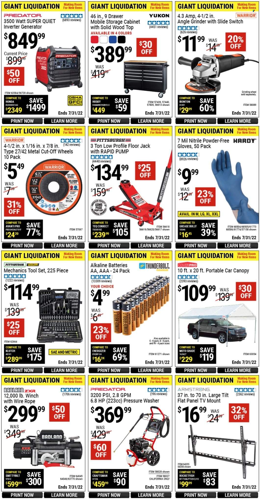 Harbor Freight Weekly Ad Flyer July 26 to August 2