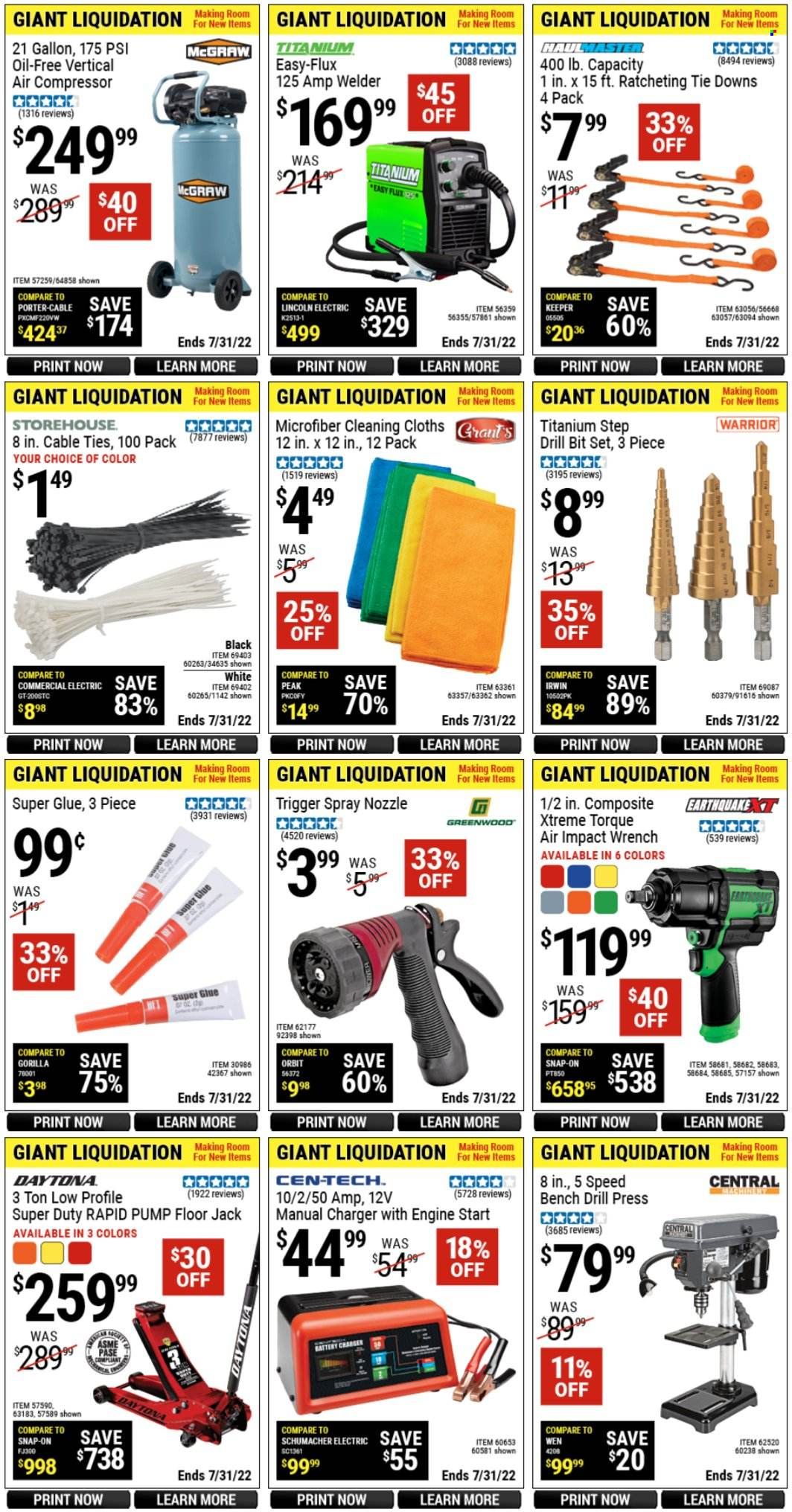 Harbor Freight Weekly Ad Flyer July 26 to August 2
