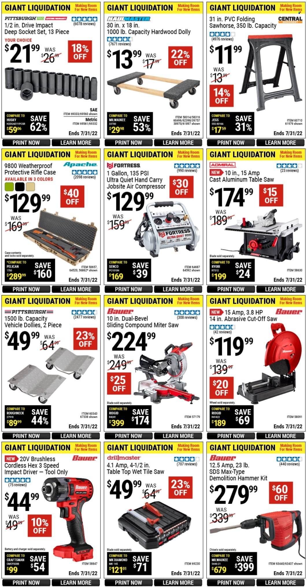Harbor Freight Weekly Ad Flyer July 26 to August 2