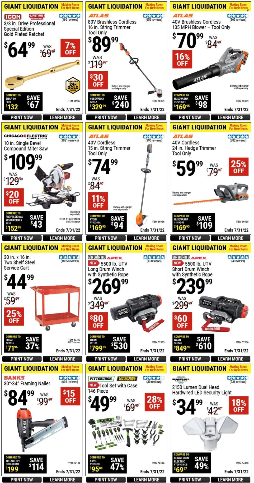 Harbor Freight Weekly Ad Flyer July 26 to August 2