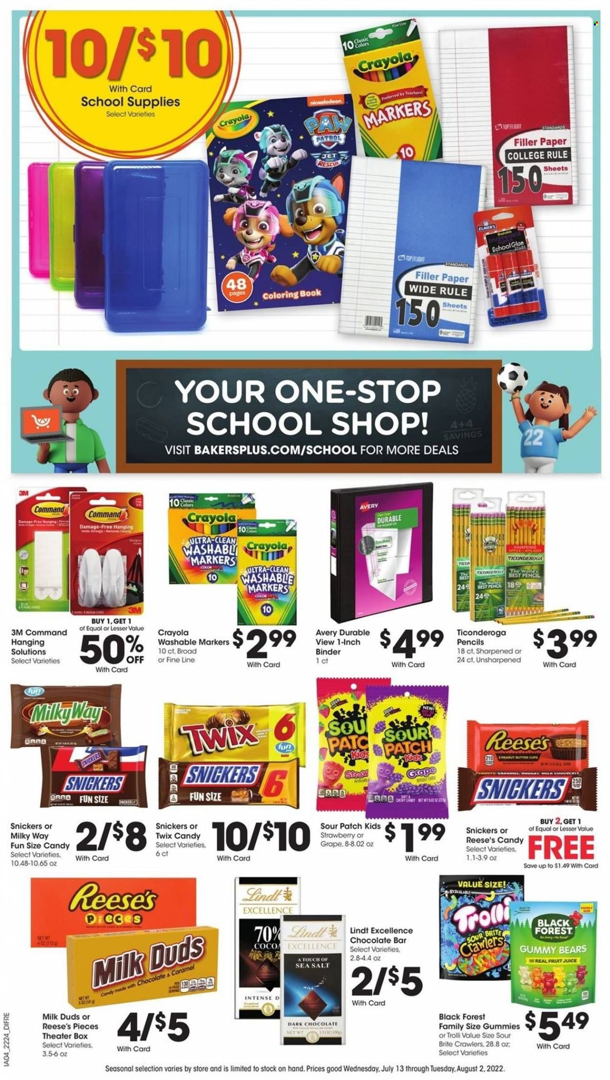 Baker's (NE) Weekly Ad Flyer July 26 to August 2