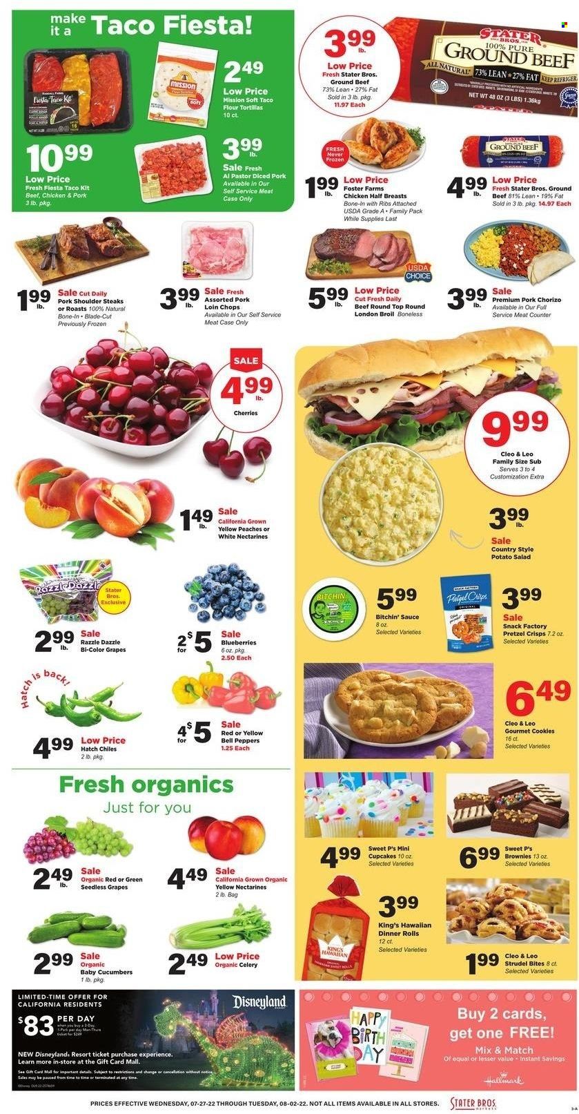 Stater Bros. (CA) Weekly Ad Flyer July 26 to August 2