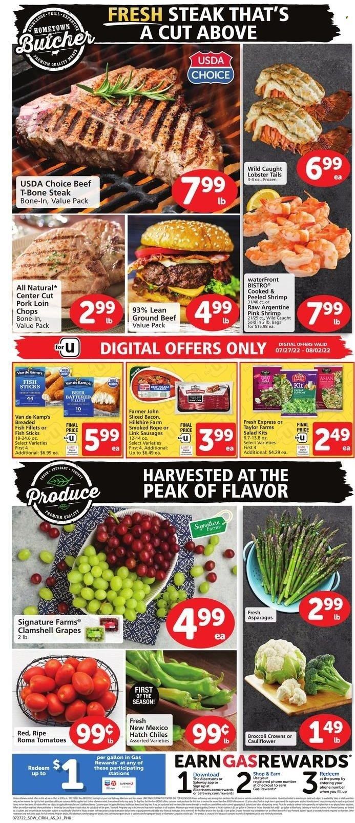 Safeway (AZ, CO, ID, MT, NE, NM) Weekly Ad Flyer July 26 to August 2