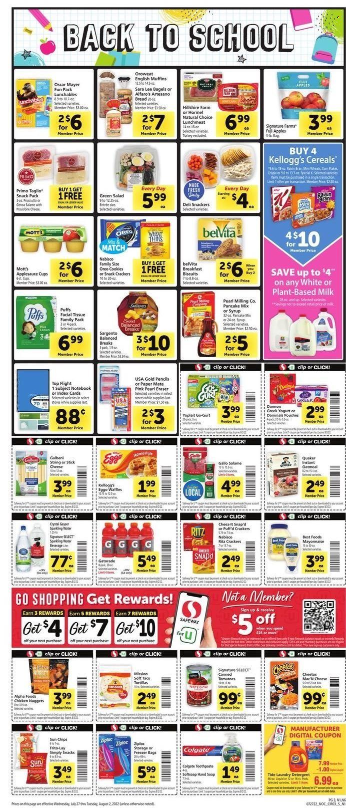 Safeway (CA, HI, OR, WA) Weekly Ad Flyer July 26 to August 2