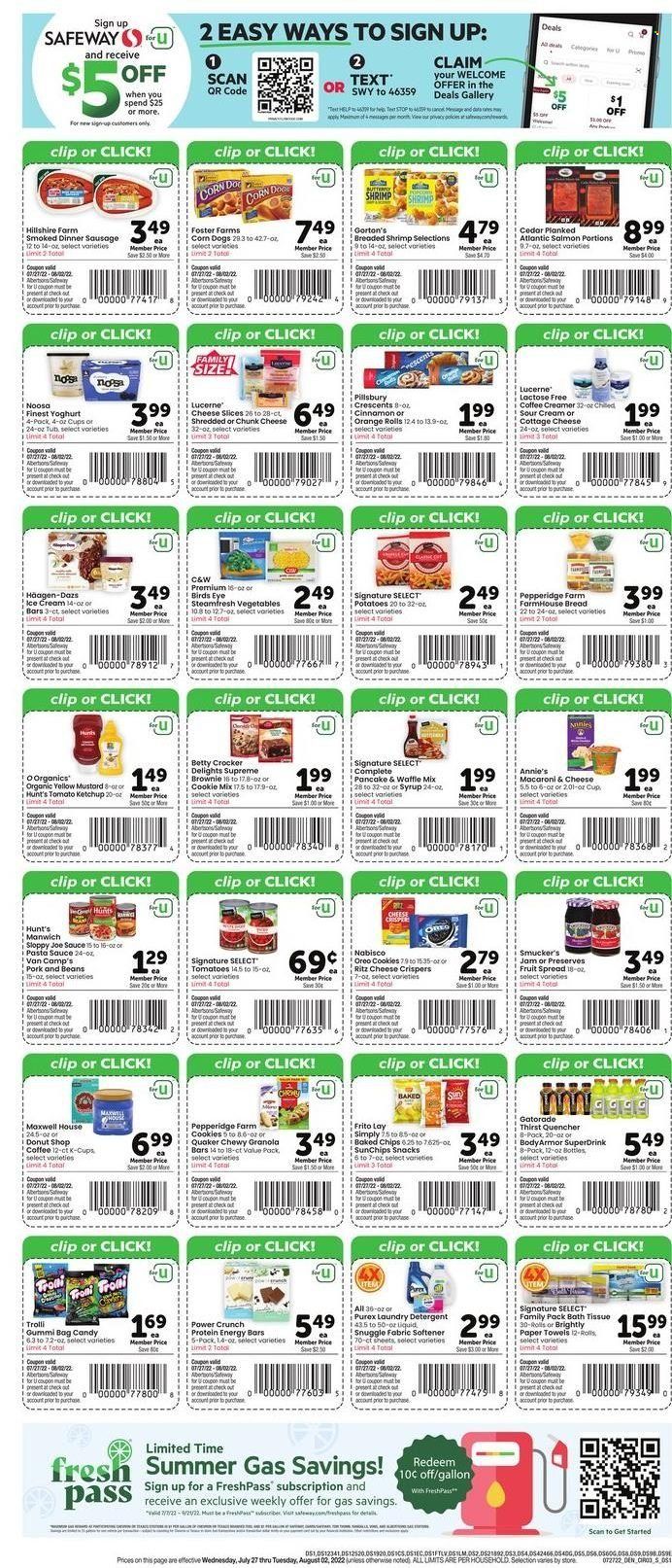 Safeway (SD) Weekly Ad Flyer July 26 to August 2