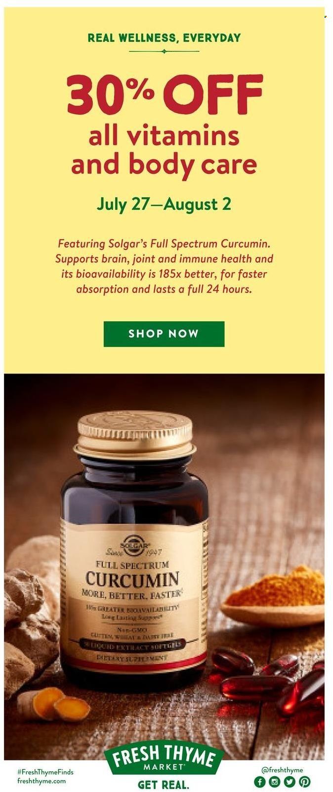 Fresh Thyme Weekly Ad Flyer July 27 to August 3