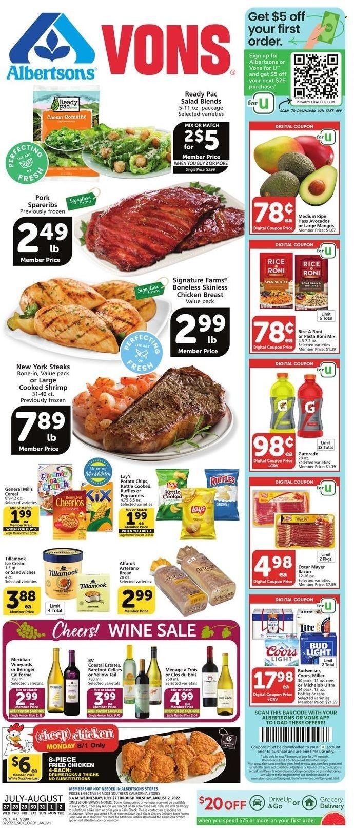 Vons (CA) Weekly Ad Flyer July 27 to August 3