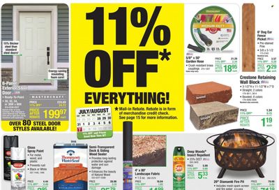 Menards Weekly Ad Flyer July 27 to August 3