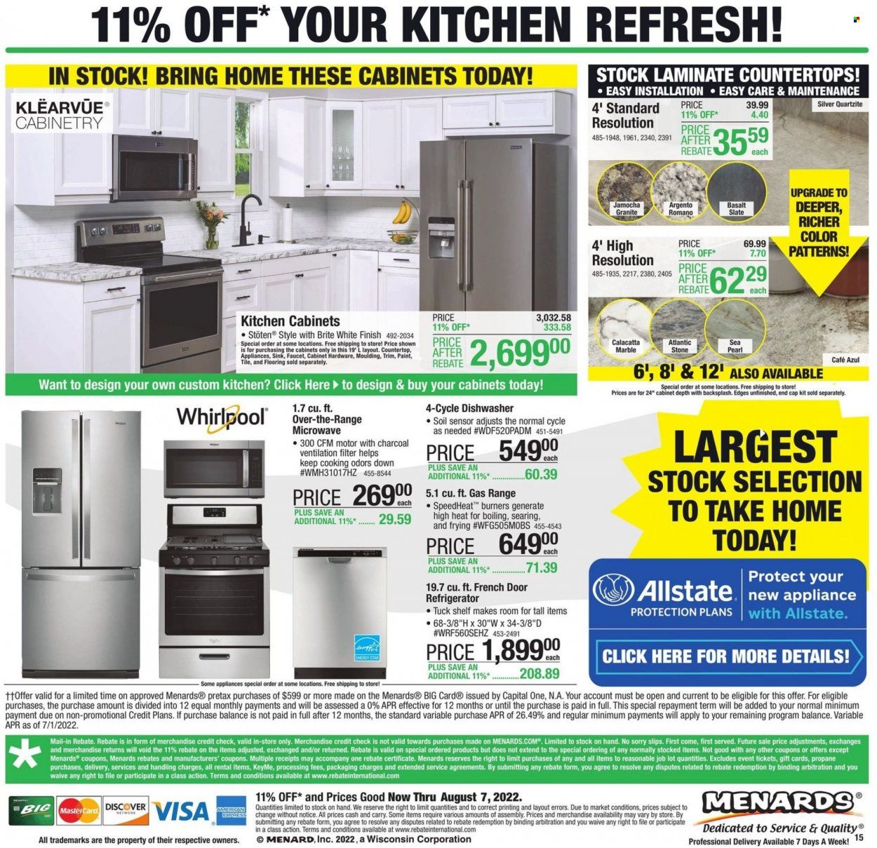 Menards Weekly Ad Flyer July 27 to August 3