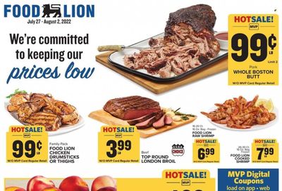 Food Lion (NC) Weekly Ad Flyer July 27 to August 3