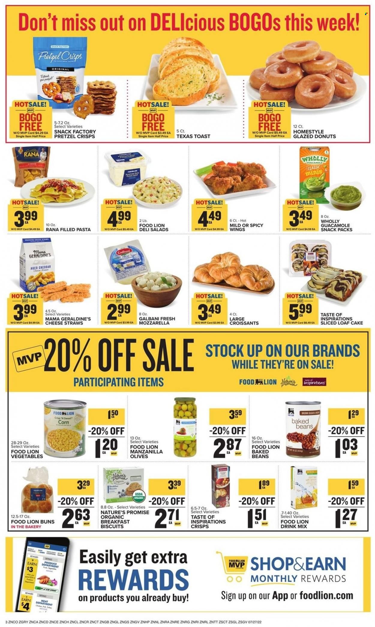 Food Lion (NC) Weekly Ad Flyer July 27 to August 3