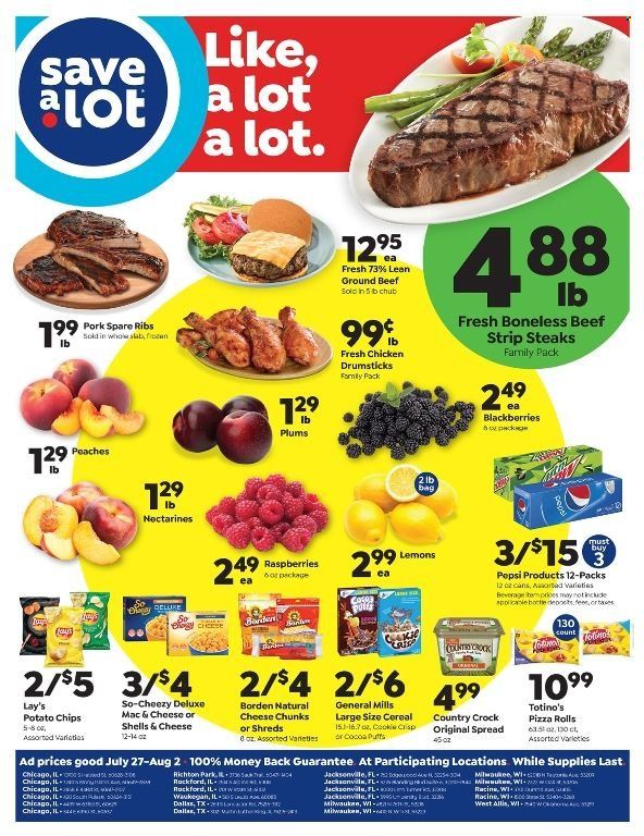 Save a Lot Weekly Ad Flyer July 27 to August 3