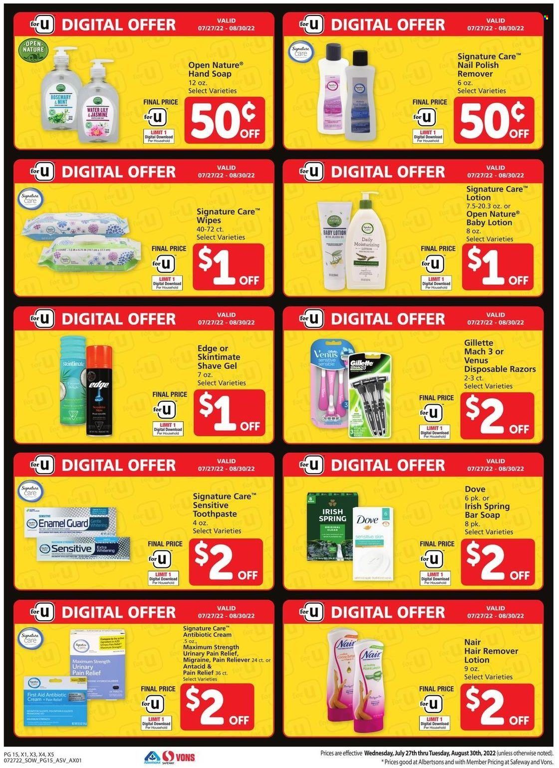 Safeway (AZ, CO, ID, MT, NE, NM) Weekly Ad Flyer Specials July 27 to August 30, 2022