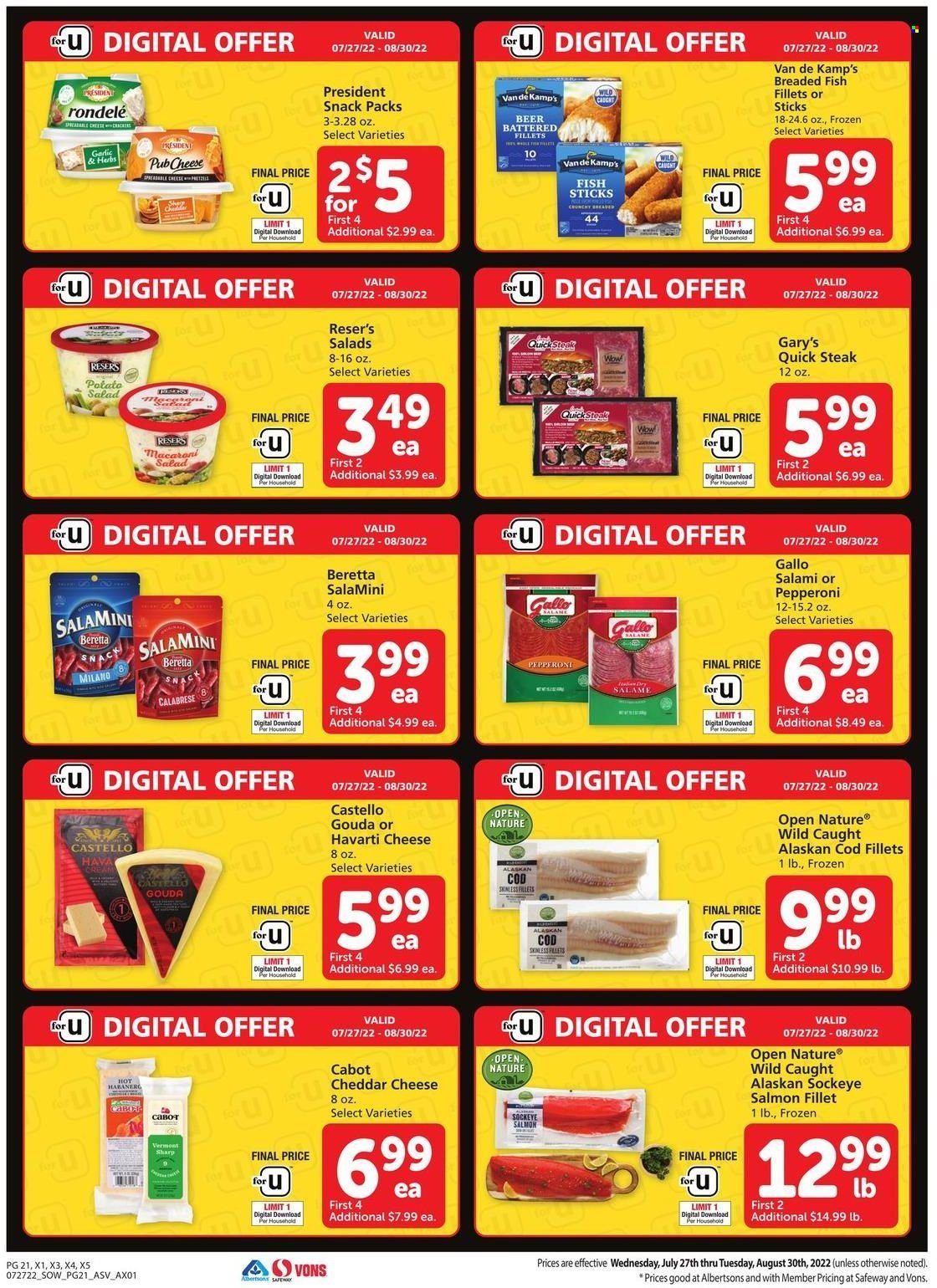 Safeway (AZ, CO, ID, MT, NE, NM) Weekly Ad Flyer Specials July 27 to August 30, 2022