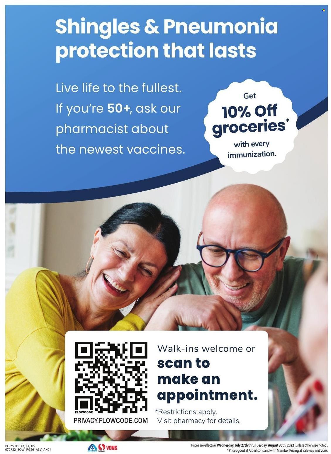 Safeway (AZ, CO, ID, MT, NE, NM) Weekly Ad Flyer Specials July 27 to August 30, 2022