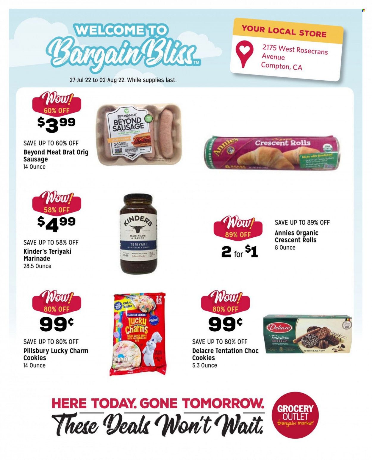 Grocery Outlet (CA, ID, OR, PA, WA) Weekly Ad Flyer July 27 to August 3