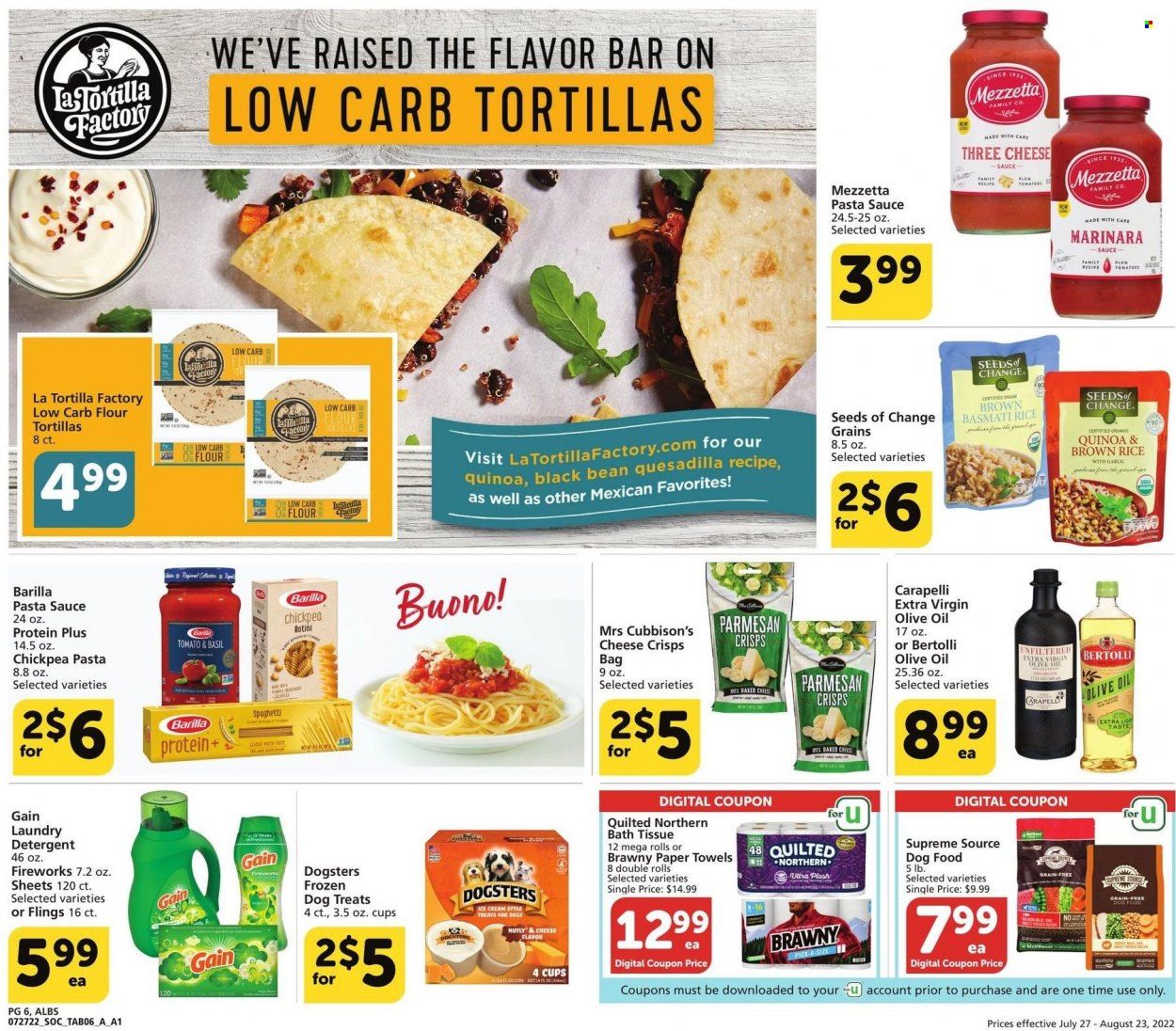 Albertsons (CA, ID, LA, MT, OR, TX, WA) Weekly Ad Flyer Specials July 27 to August 23, 2022