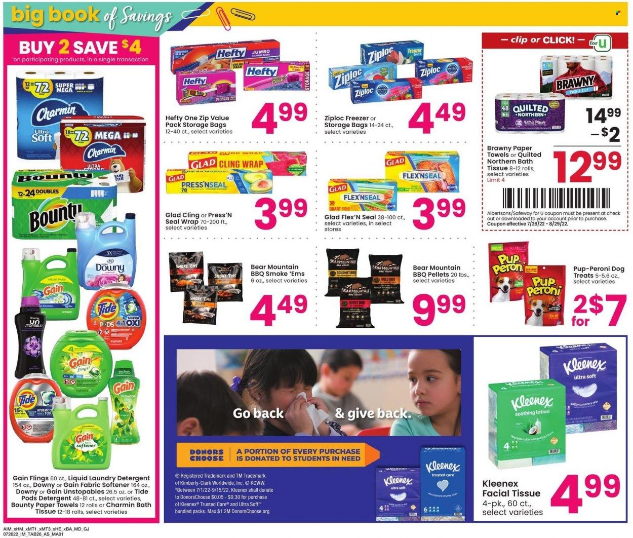 Albertsons (CA, ID, LA, MT, OR, TX, WA) Weekly Ad Flyer Specials July 26 to August 29, 2022