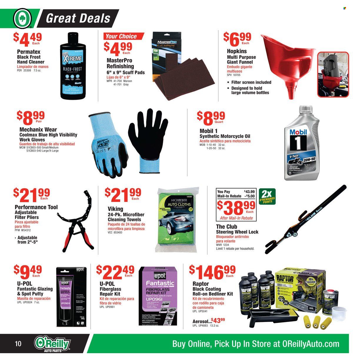 O'Reilly Auto Parts Weekly Ad Flyer Specials July 27 to August 30, 2022