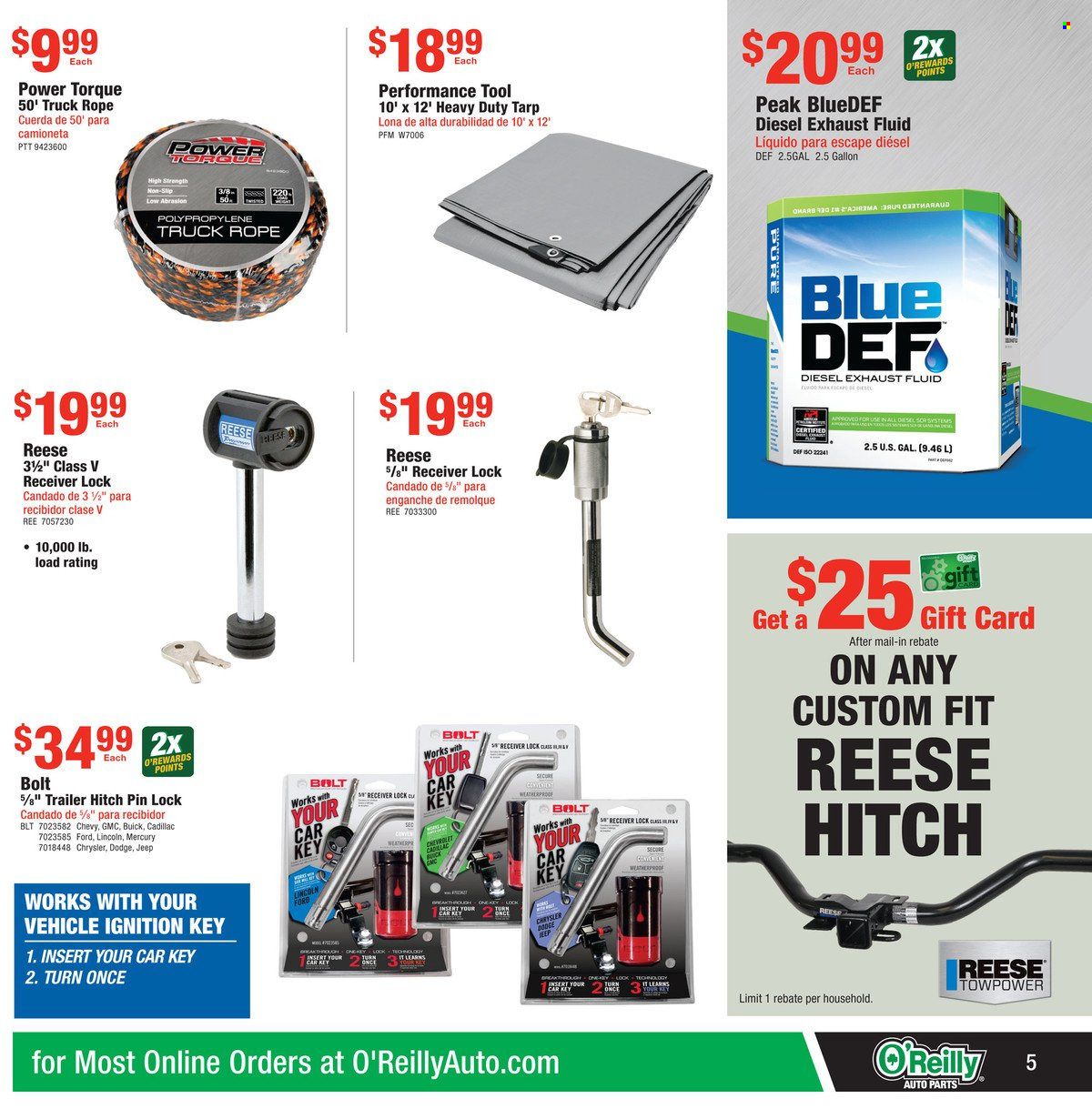 O'Reilly Auto Parts Weekly Ad Flyer Specials July 27 to August 30, 2022