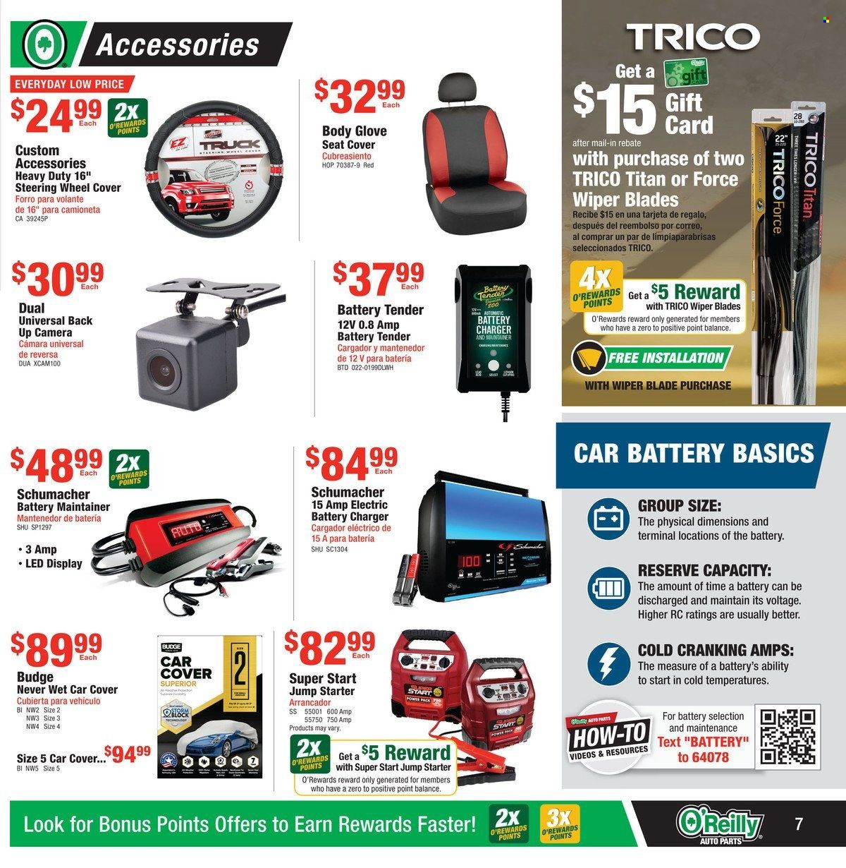 O'Reilly Auto Parts Weekly Ad Flyer Specials July 27 to August 30, 2022