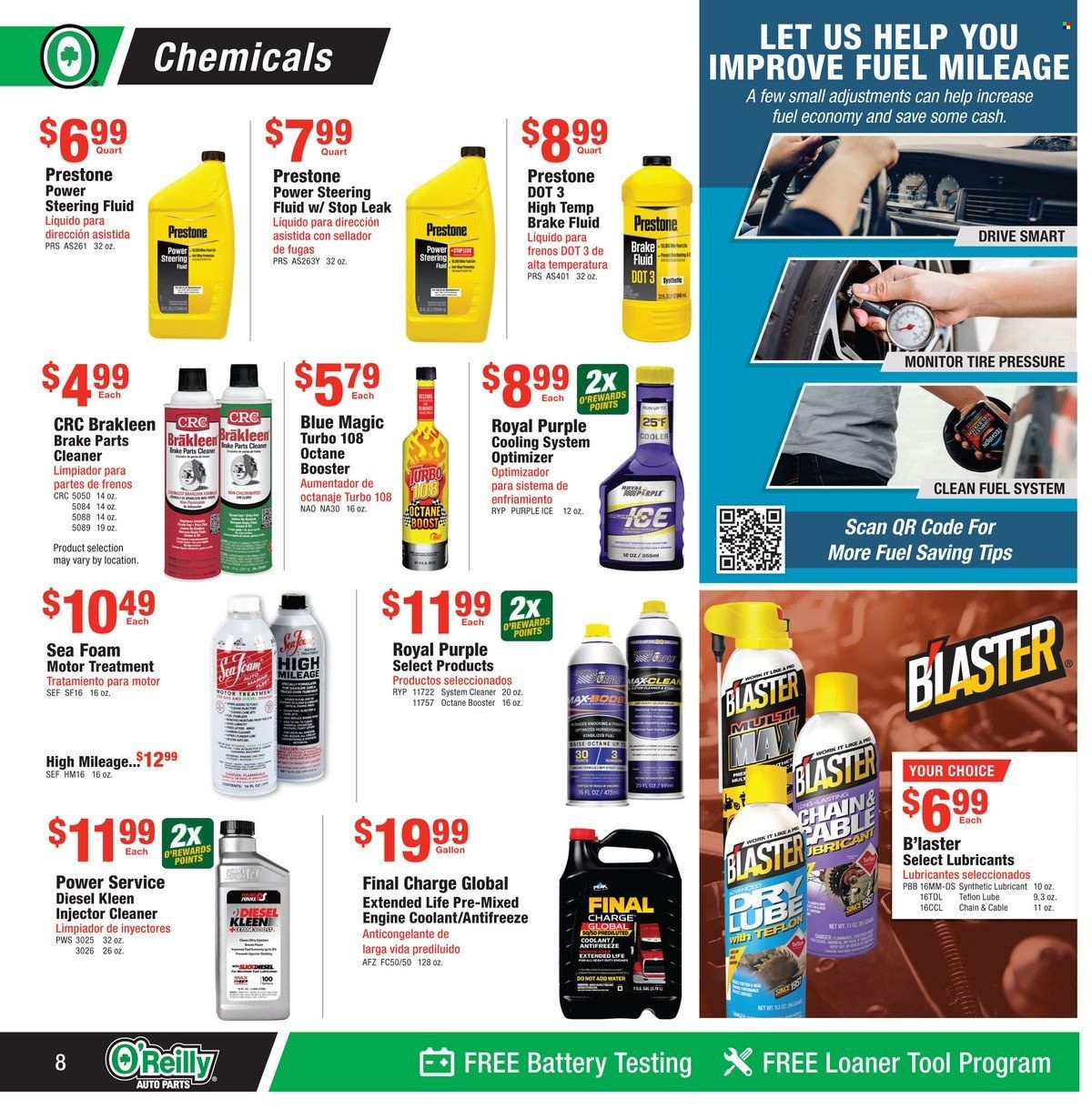 O'Reilly Auto Parts Weekly Ad Flyer Specials July 27 to August 30, 2022