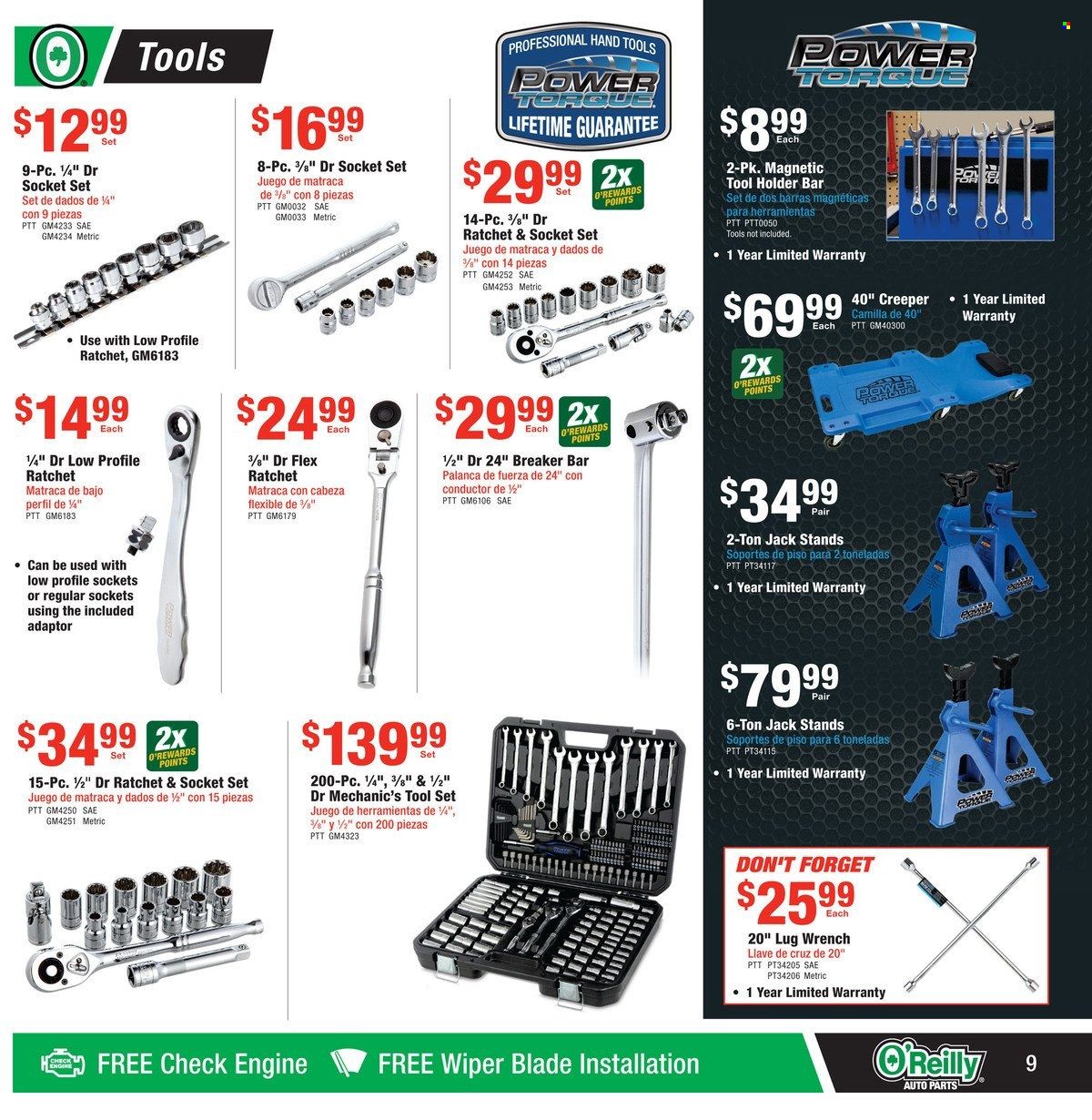 O'Reilly Auto Parts Weekly Ad Flyer Specials July 27 to August 30, 2022