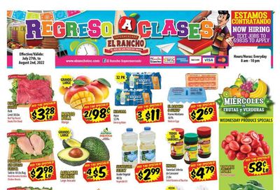 El Rancho (TX) Weekly Ad Flyer July 27 to August 3