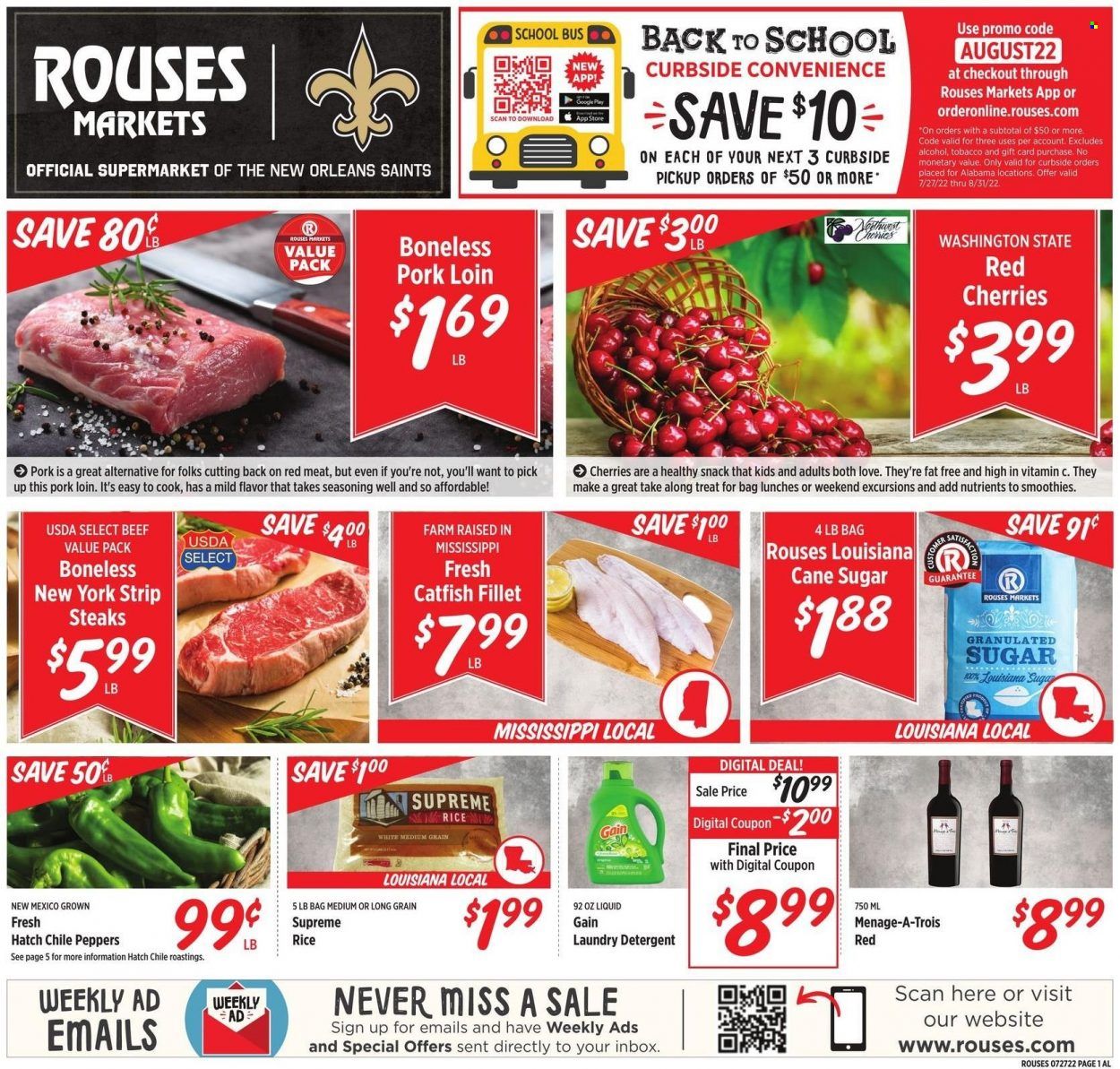 Rouses Markets (AL, LA, MS) Weekly Ad Flyer July 27 to August 3