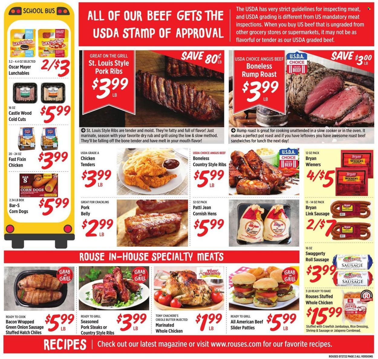 Rouses Markets (AL, LA, MS) Weekly Ad Flyer July 27 to August 3