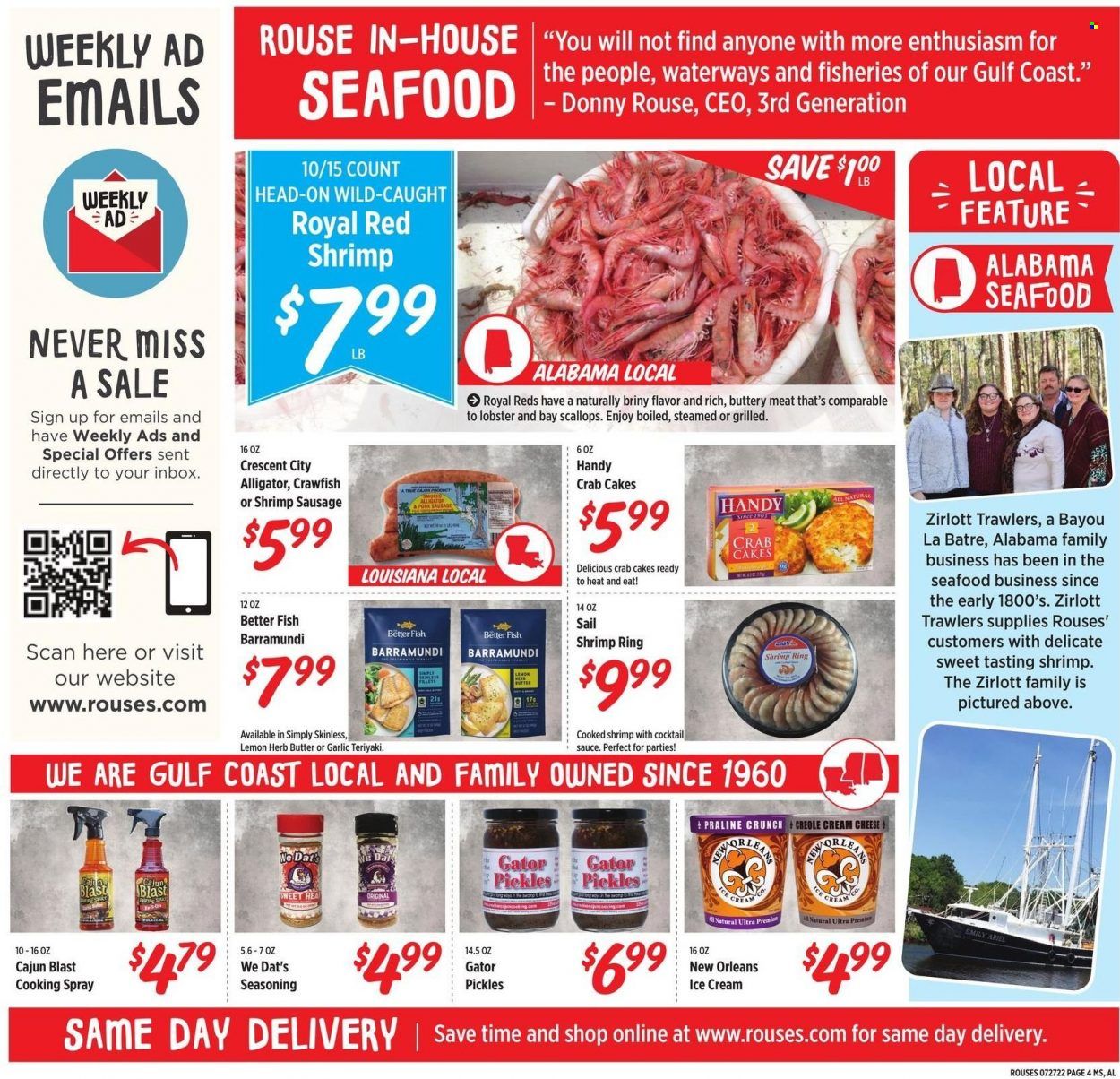 Rouses Markets (AL, LA, MS) Weekly Ad Flyer July 27 to August 3