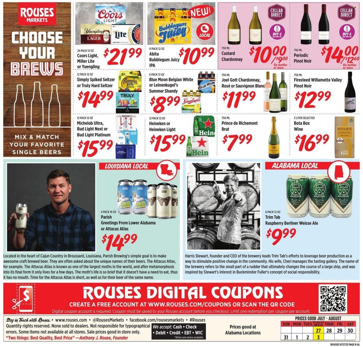 Rouses Markets (AL, LA, MS) Weekly Ad Flyer July 27 to August 3