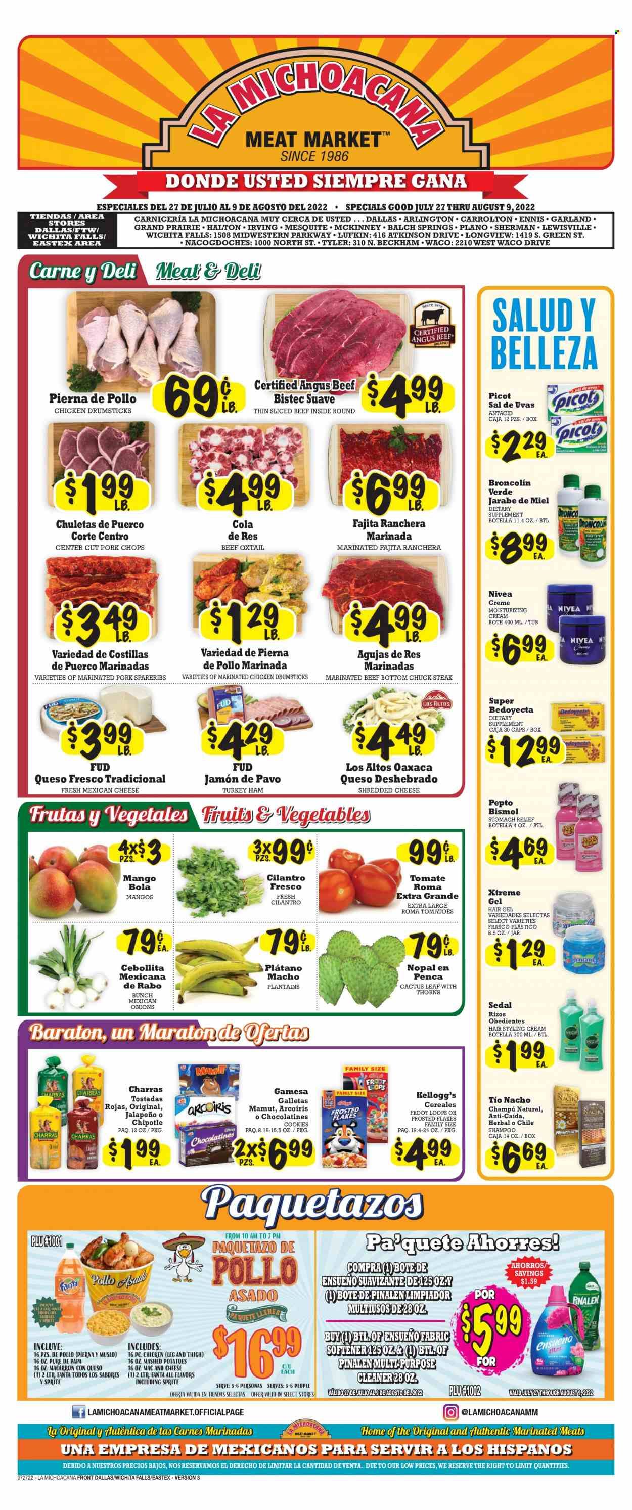 La Michoacana Meat Market (TX) Weekly Ad Flyer July 27 to August 3