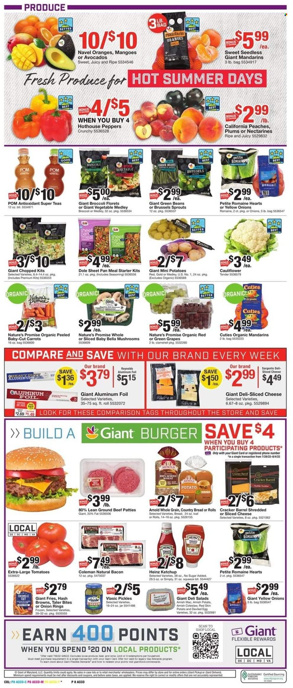 Giant Food (DE, MD, VA) Weekly Ad Flyer July 28 to August 4