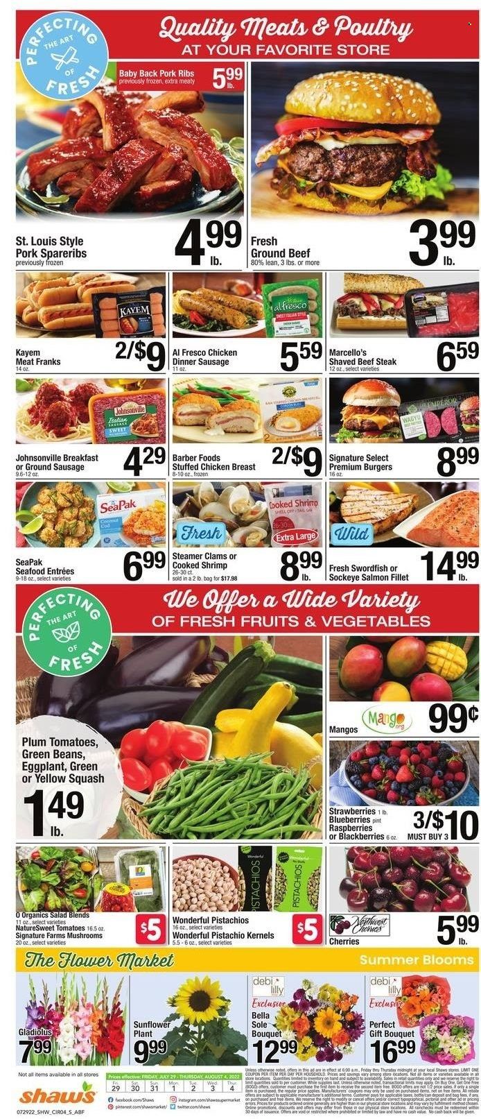 Shaw’s (MA, ME, NH, RI, VT) Weekly Ad Flyer July 28 to August 4
