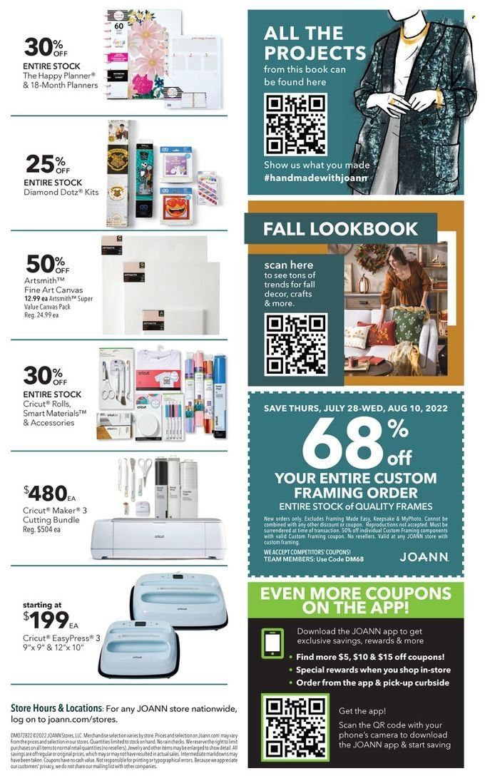 JOANN Weekly Ad Flyer July 28 to August 4