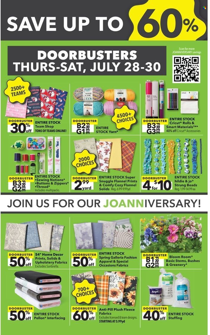 JOANN Weekly Ad Flyer July 28 to August 4