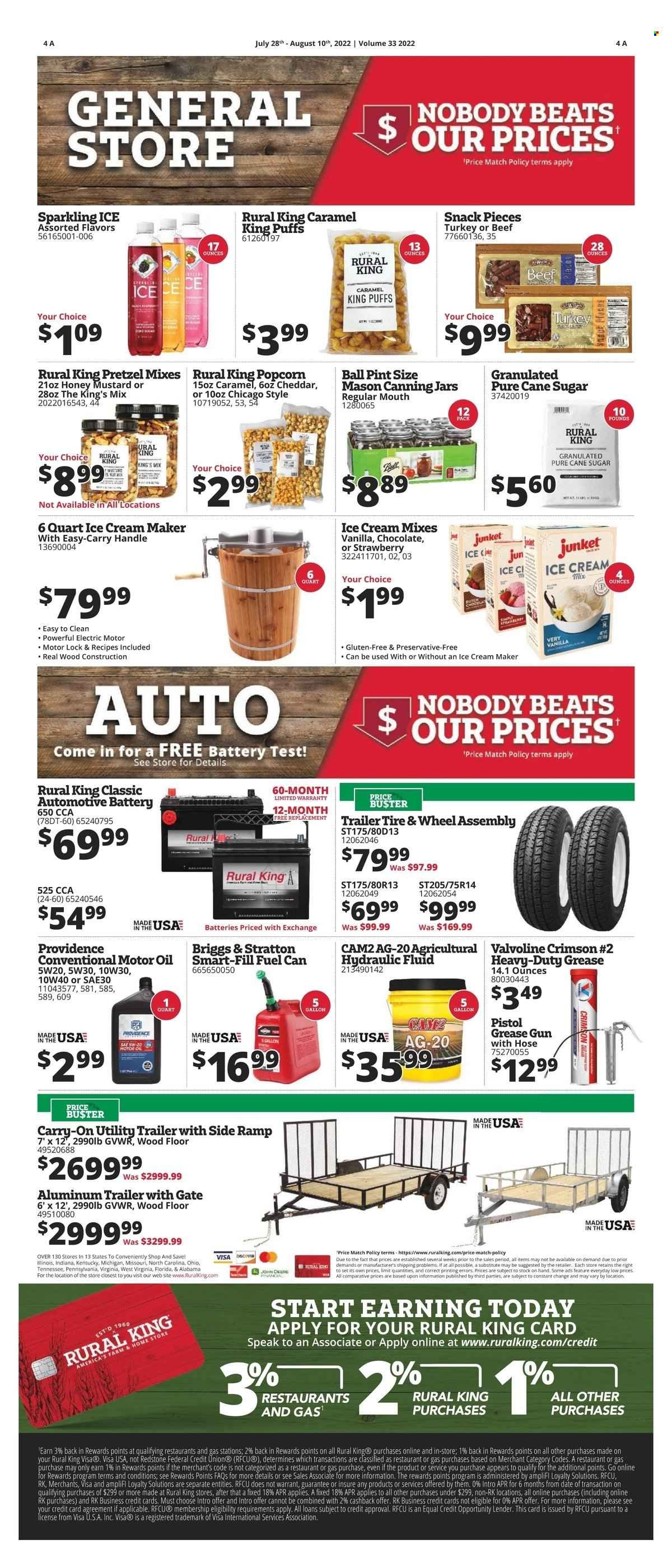 Rural King Weekly Ad Flyer Specials July 28 to August 10, 2022