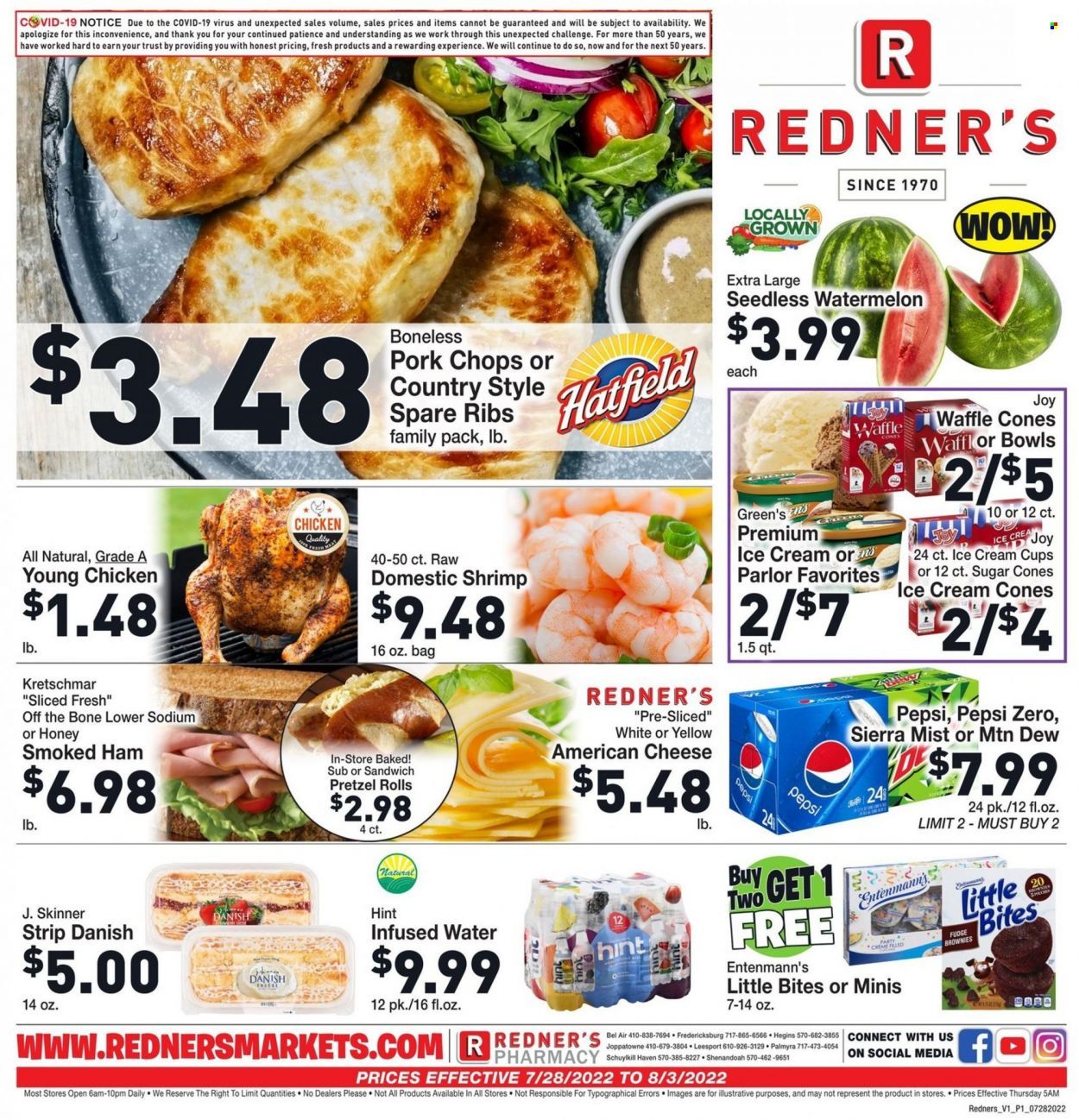 Redner's Markets (DE, MD, PA) Weekly Ad Flyer July 28 to August 4