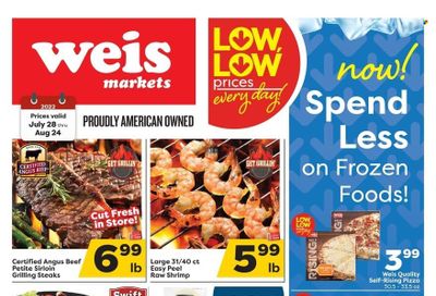 Weis (MD, NY, PA) Weekly Ad Flyer Specials July 28 to August 24, 2022