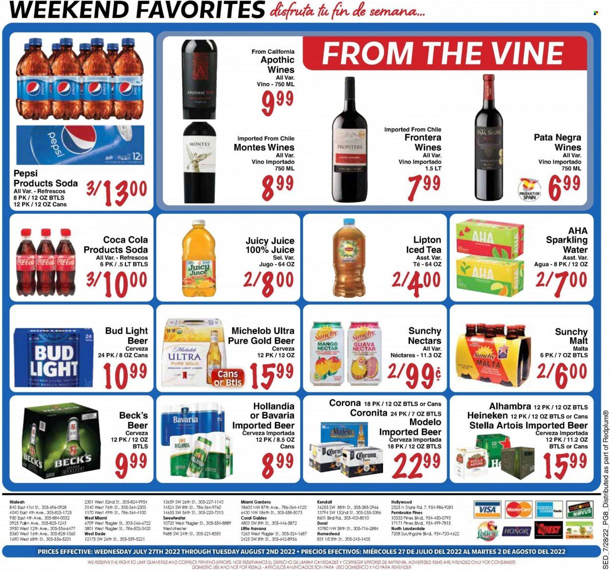 Sedano's (FL) Weekly Ad Flyer July 28 to August 4