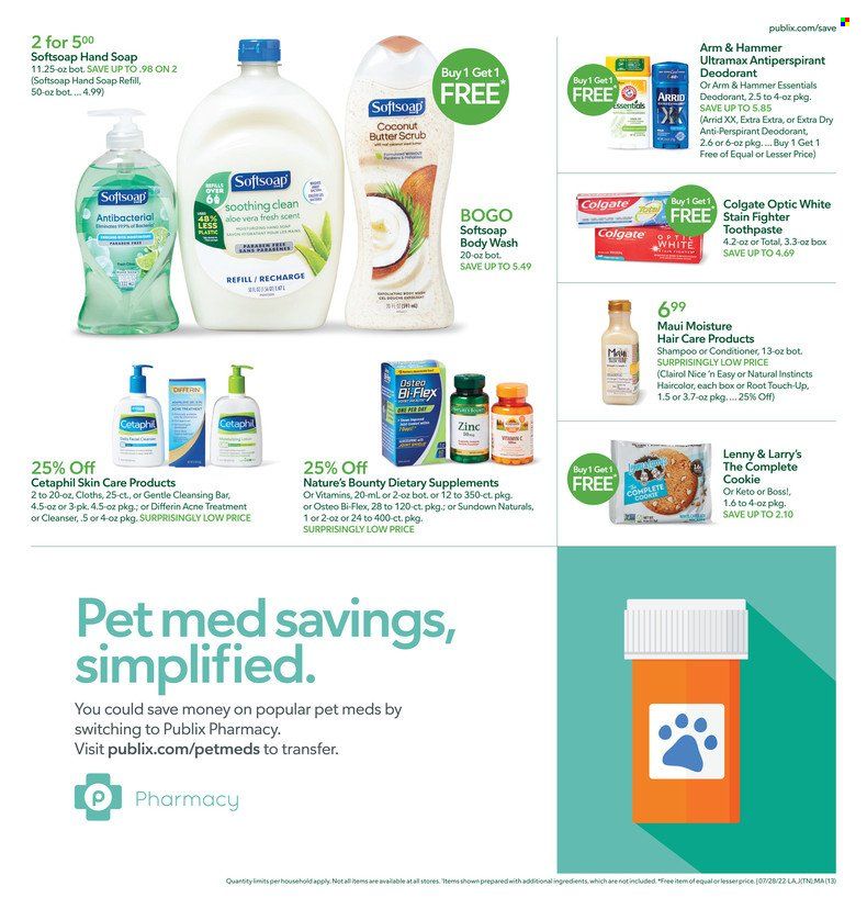 Publix (AL, FL, GA, NC, SC, TN) Weekly Ad Flyer July 28 to August 4