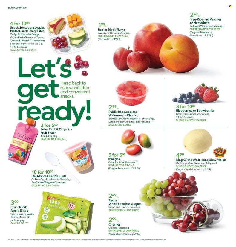 Publix (AL, FL, GA, NC, SC, TN) Weekly Ad Flyer July 28 to August 4