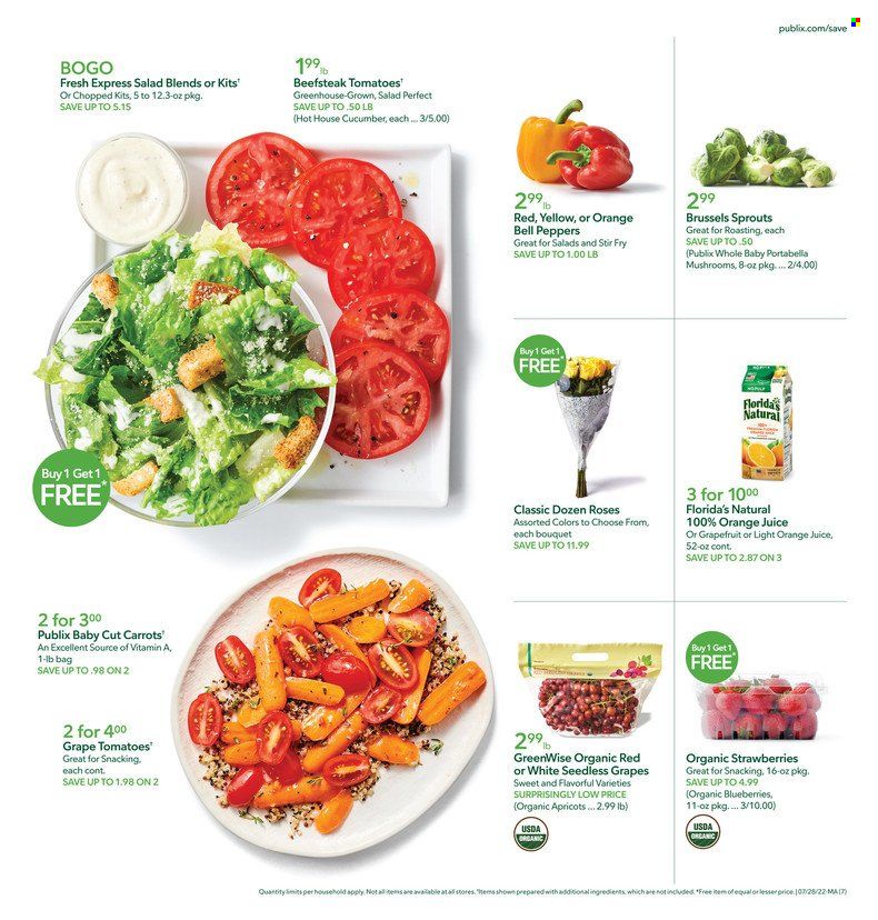 Publix (AL, FL, GA, NC, SC, TN) Weekly Ad Flyer July 28 to August 4