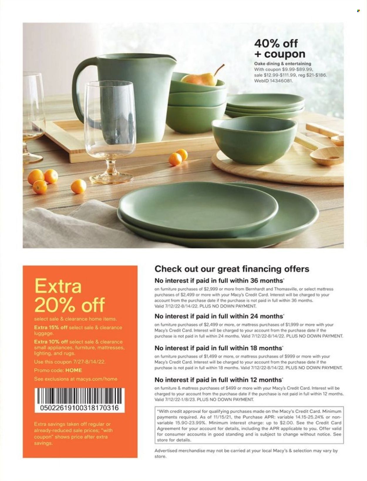Macy's Weekly Ad Flyer Specials July 29 to August 14, 2022