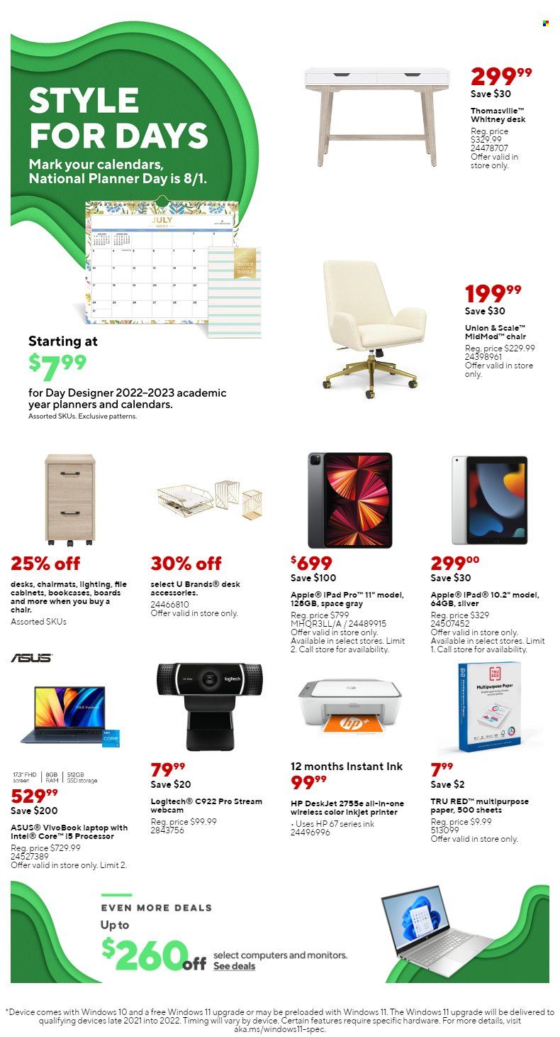 Staples Weekly Ad Flyer July 28 to August 4