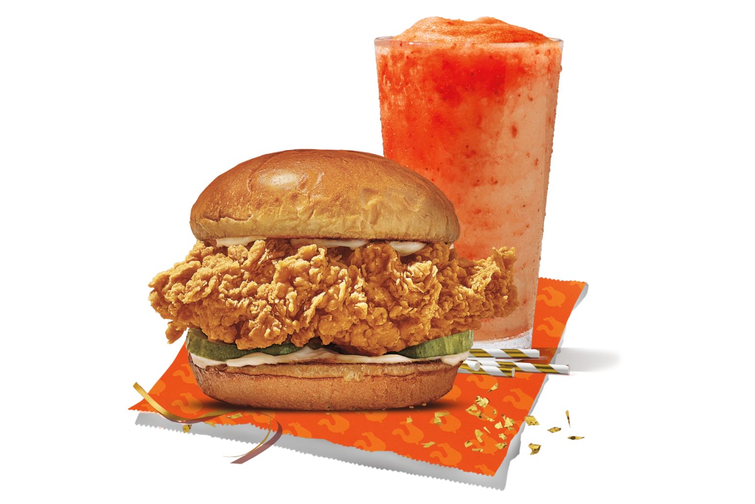 The $6 IDK Meal Returns to Popeyes Chicken with Strawberry Lemonade and a Classic or Spicy Chicken Sandwich The $6 IDK Meal Returns to Popeyes Chicken with Strawberry Lemonade and a Classic or Spicy Chicken Sandwich